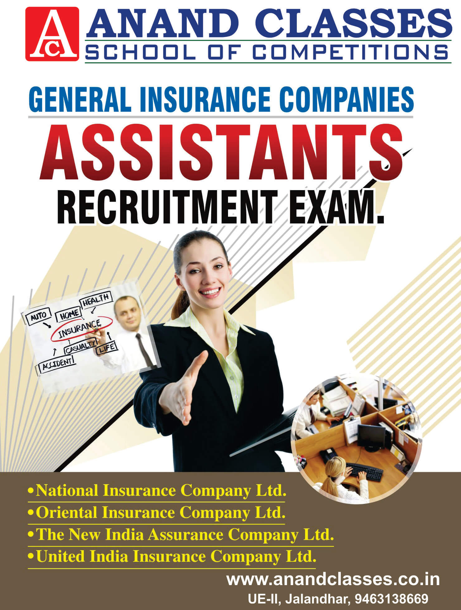 General Insurance Companies GIC Assistants Exam Coaching Center In Jalandhar Neeraj Anand Classes